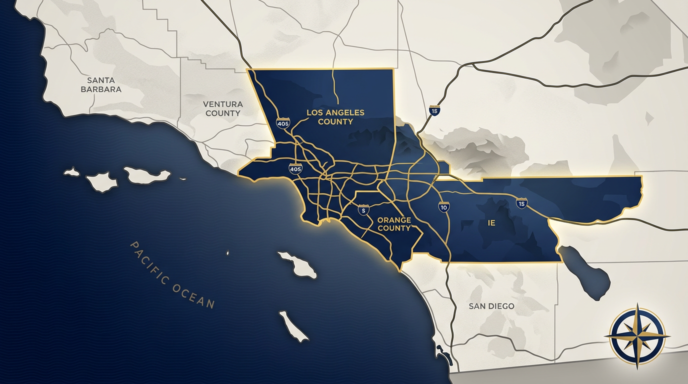Southern California Service Area Map